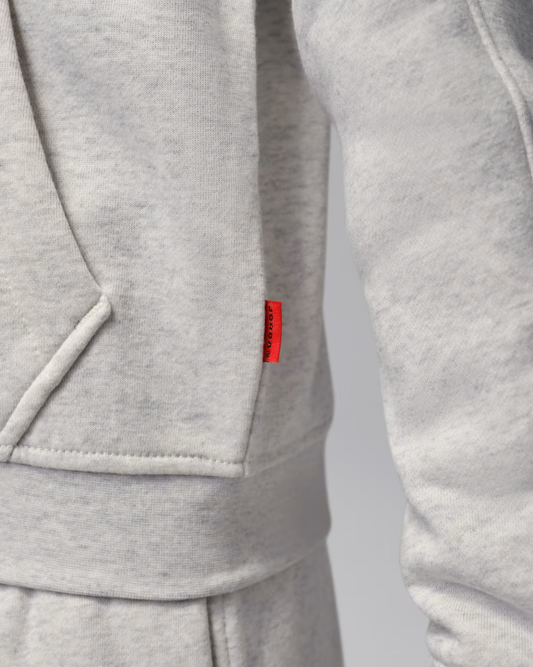 FELPA RAGAZZO JORDAN BROOKLYN FRENCH TERRY FULL ZIP – GRIGIO - foto 7
