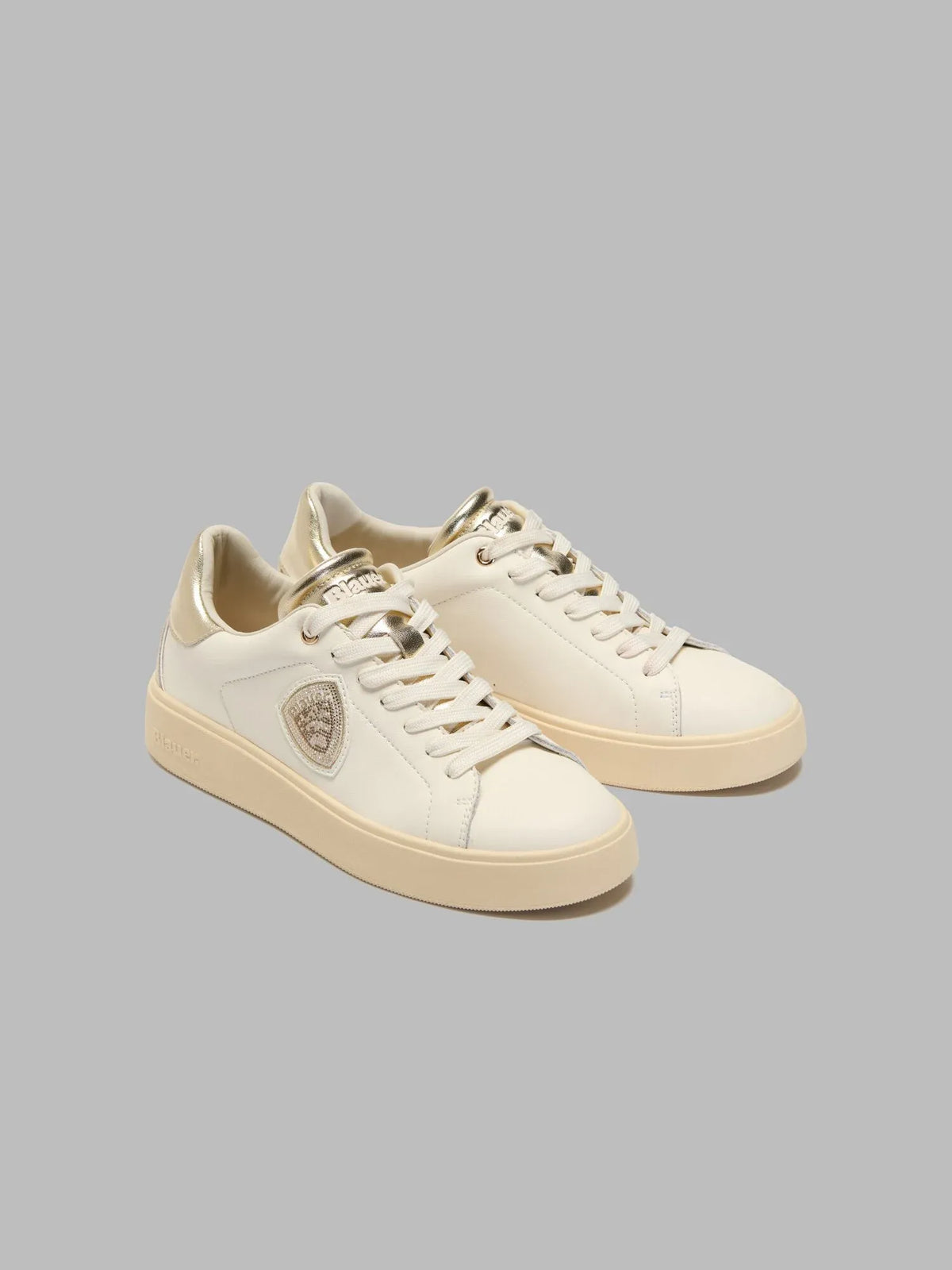 SCARPE DONNA BLAUER VICTORY01 LEM – BIANCO CREMA BLU