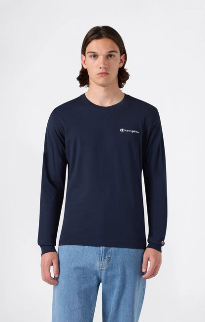MAGLIA UOMO CHAMPION ICONS MANICA LUNGA – BLU NAVY