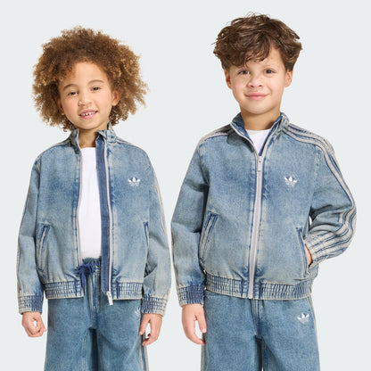 GIACCA BAMBINO ADIDAS FIREBIRD LOOSE DENIM – BLU