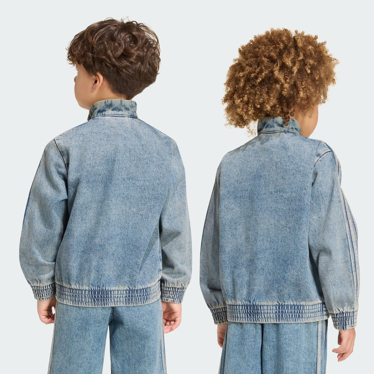 GIACCA BAMBINO ADIDAS FIREBIRD LOOSE DENIM – BLU - foto 2