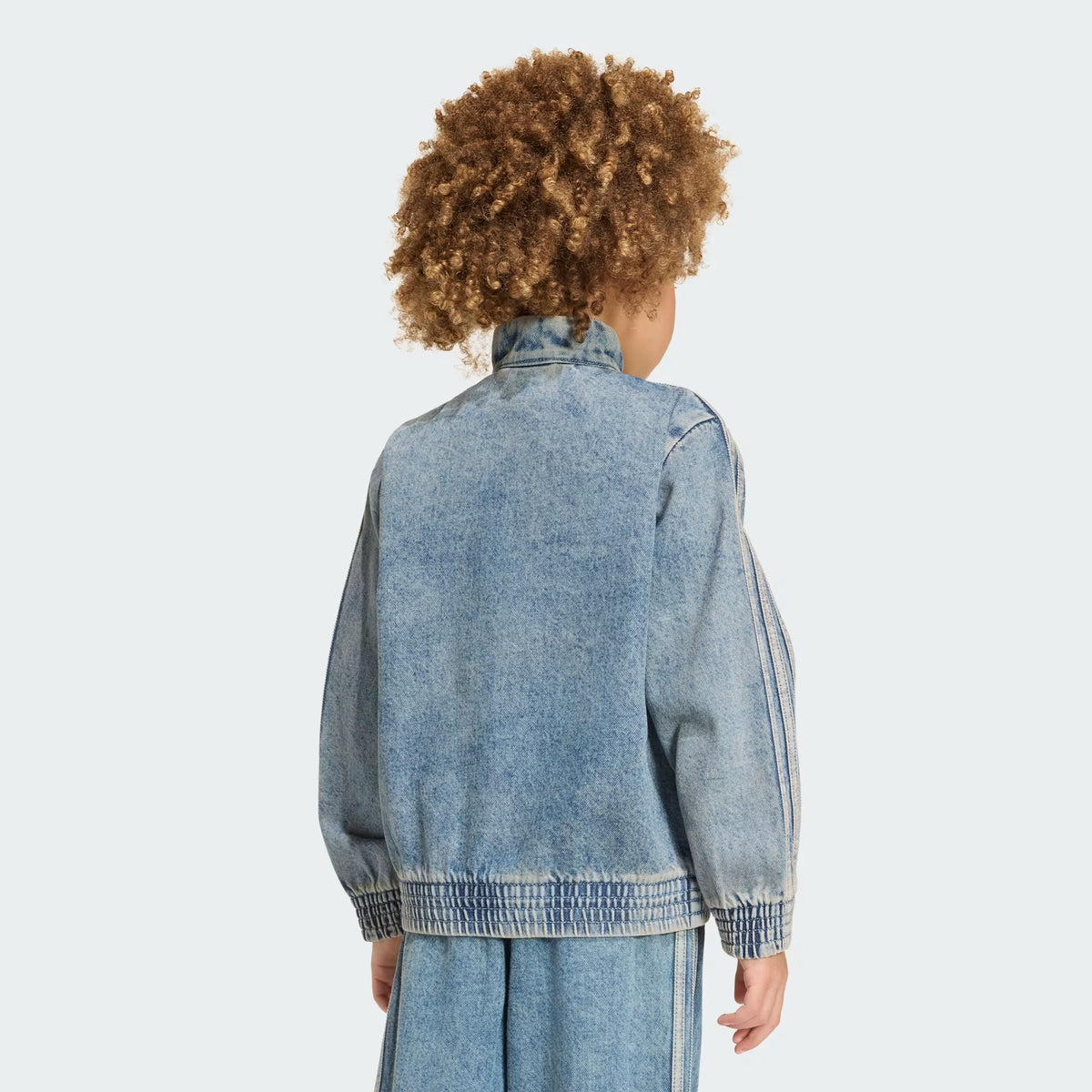 GIACCA BAMBINO ADIDAS FIREBIRD LOOSE DENIM – BLU - foto 4