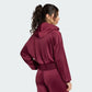 GIACCA CON ZIP DONNA ADIDAS ESSENTIALS VELOUR – BORDEAUX - foto 2