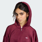 GIACCA CON ZIP DONNA ADIDAS ESSENTIALS VELOUR – BORDEAUX - foto 5