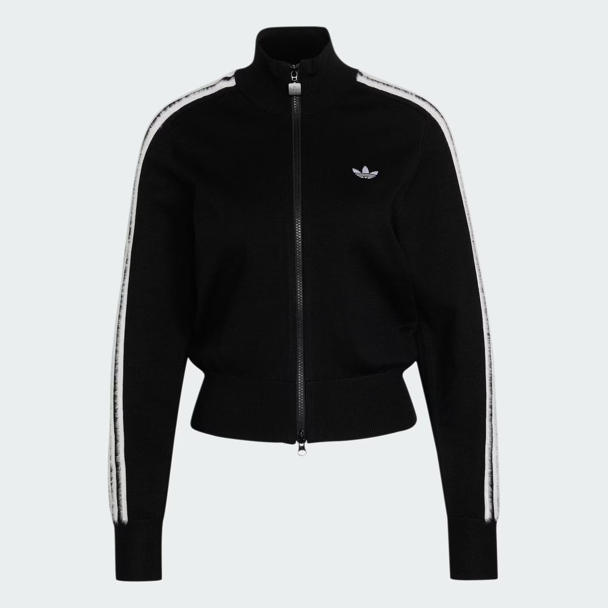 GIACCA CON ZIP DONNA ADIDAS FIREBIRD IN TESSUTO KNIT – NERO - foto 4