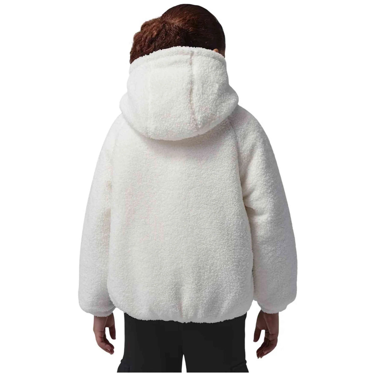 GIACCA IN SHERPA RAGAZZA JORDAN CON CAPPUCCIO – BIANCO - foto 2