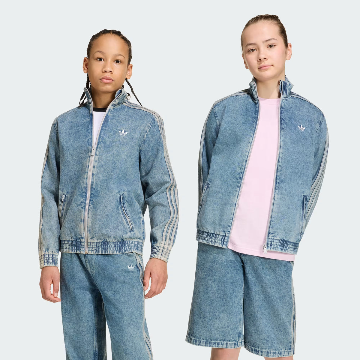 GIACCA RAGAZZO ADIDAS FIREBIRD LOOSE DENIM – BLU