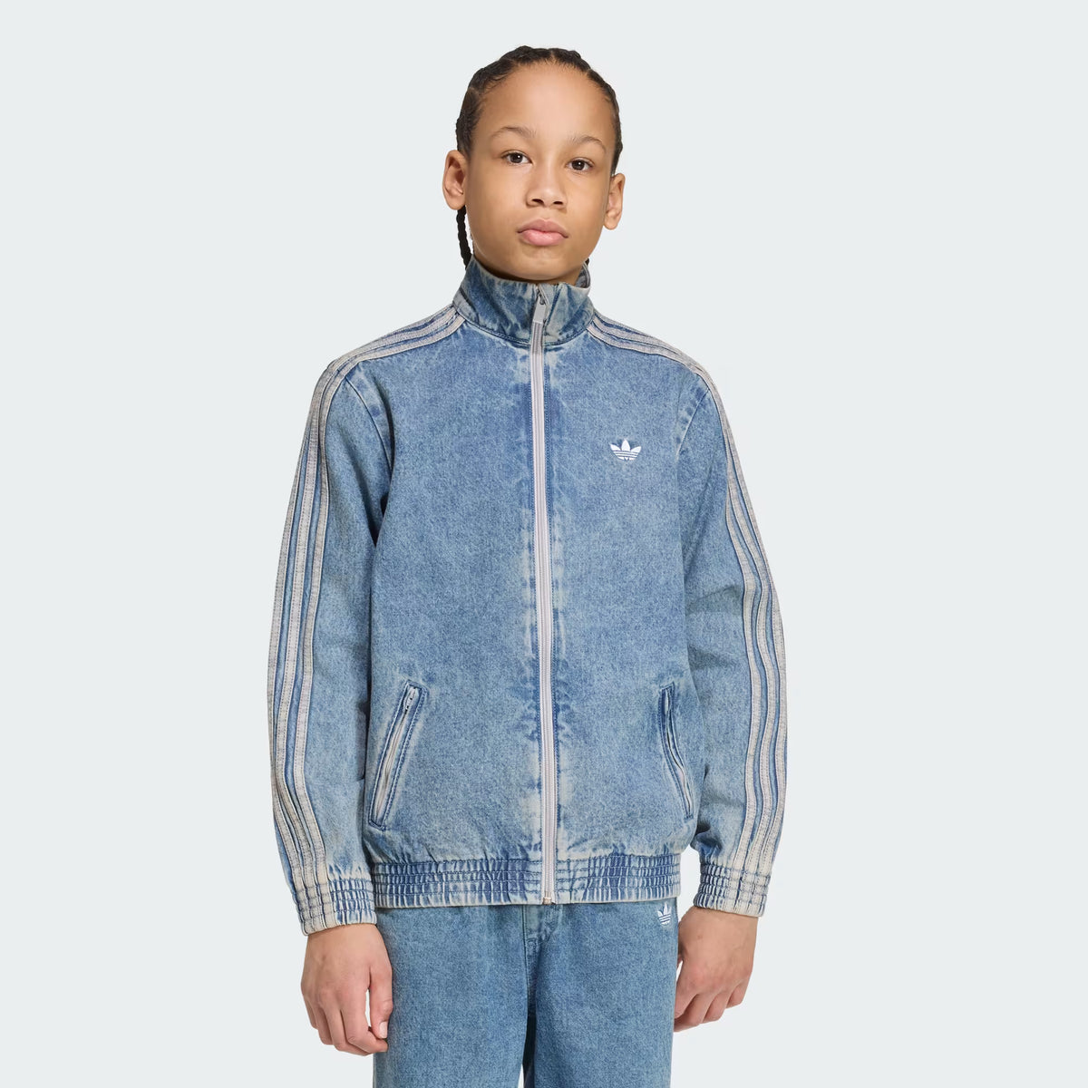 GIACCA RAGAZZO ADIDAS FIREBIRD LOOSE DENIM – BLU - foto 3