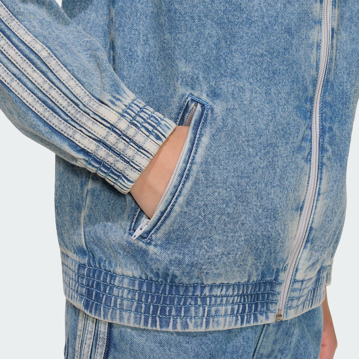 GIACCA RAGAZZO ADIDAS FIREBIRD LOOSE DENIM – BLU - foto 8