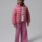 GIUBBOTTO RAGAZZA JORDAN ACTIVE MIDWEIGHT PUFFER – ROSA - foto 3