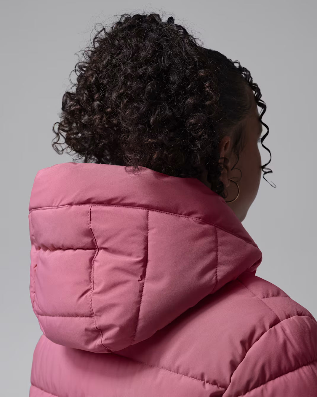 GIUBBOTTO RAGAZZA JORDAN ACTIVE MIDWEIGHT PUFFER – ROSA - foto 4