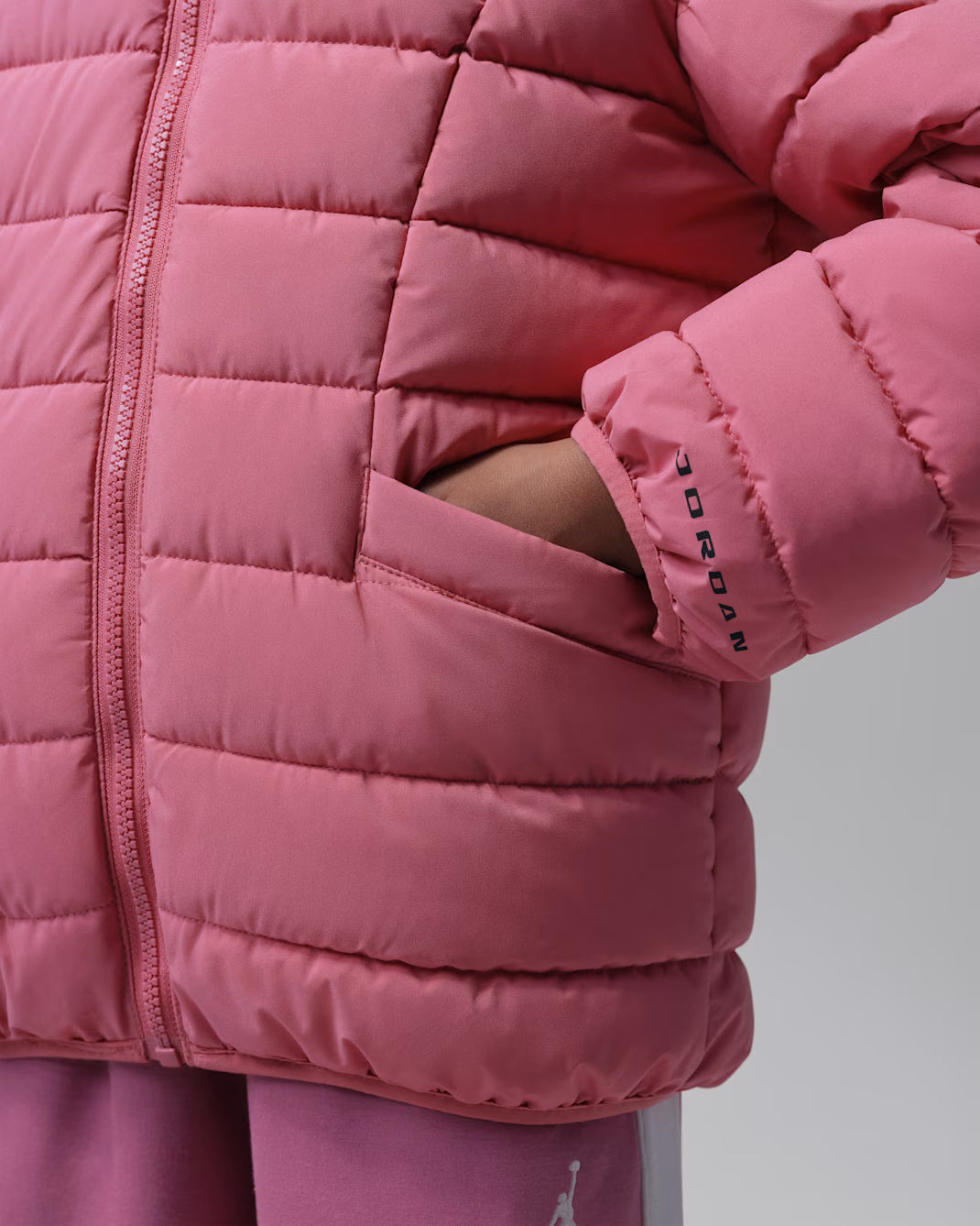 GIUBBOTTO RAGAZZA JORDAN ACTIVE MIDWEIGHT PUFFER – ROSA - foto 6