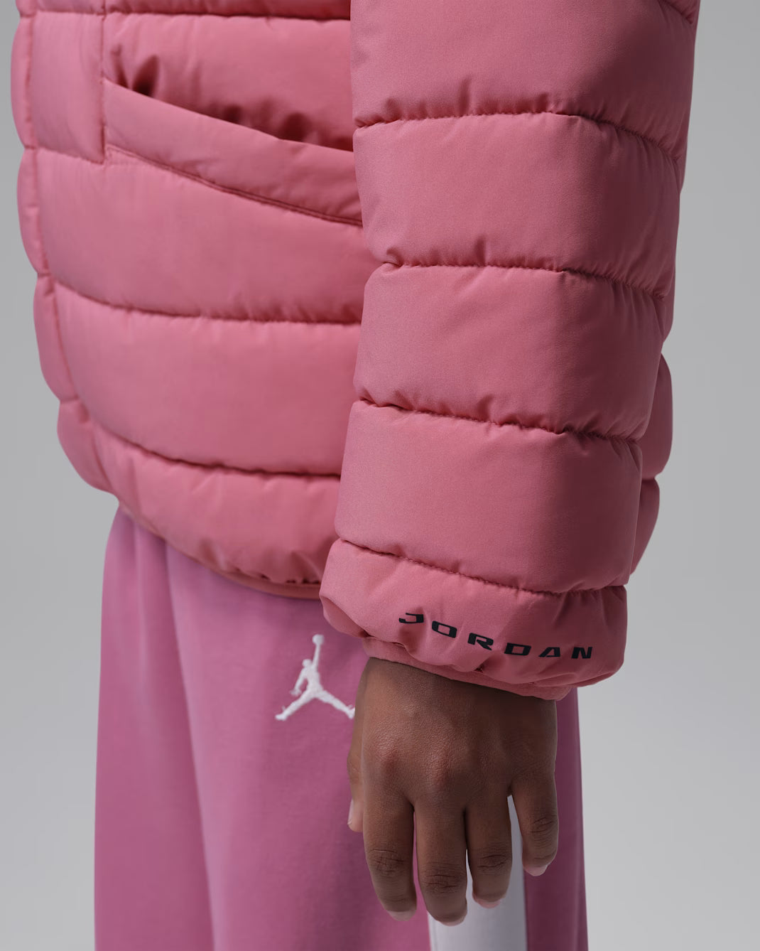 GIUBBOTTO RAGAZZA JORDAN ACTIVE MIDWEIGHT PUFFER – ROSA - foto 7