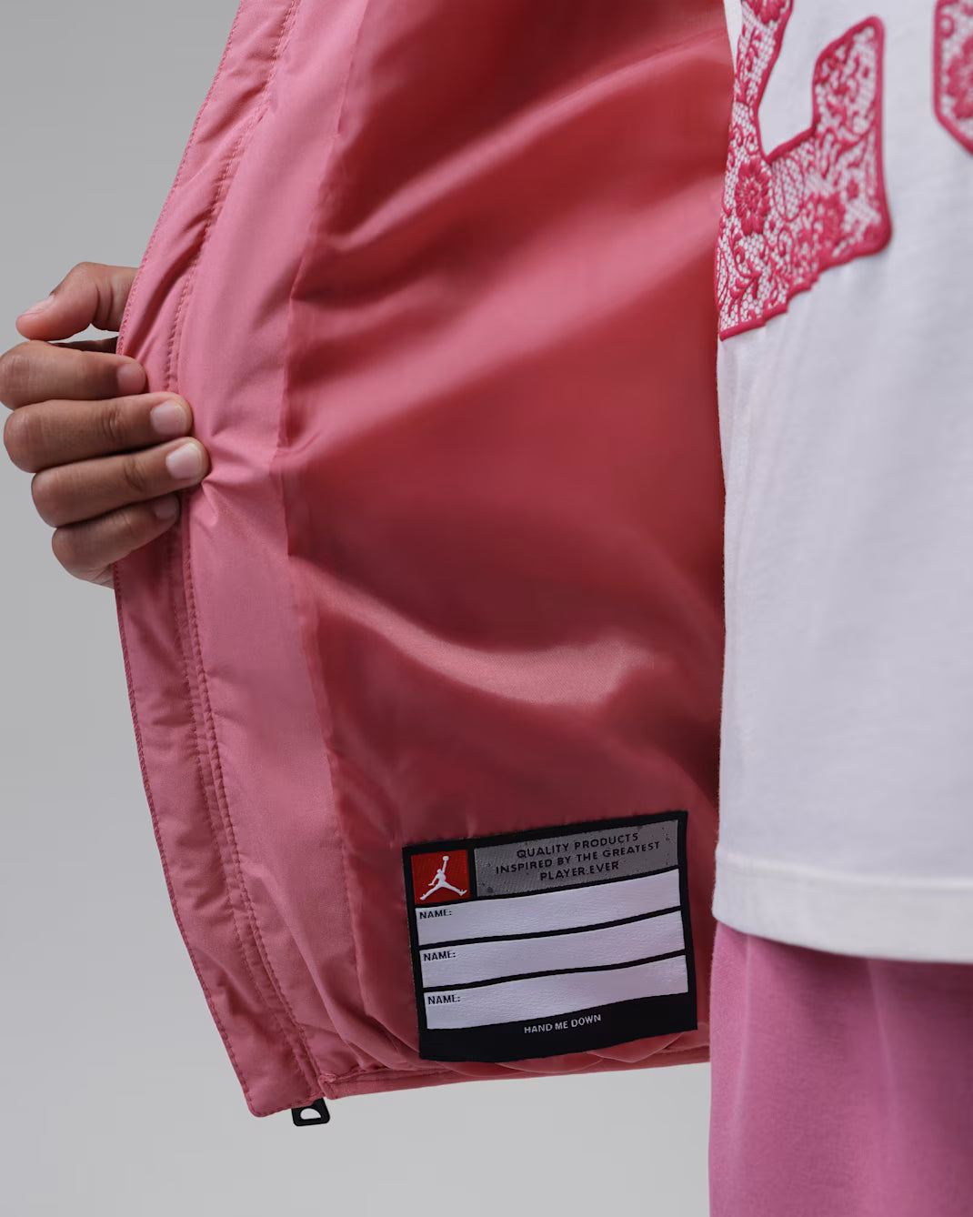 GIUBBOTTO RAGAZZA JORDAN ACTIVE MIDWEIGHT PUFFER – ROSA - foto 8