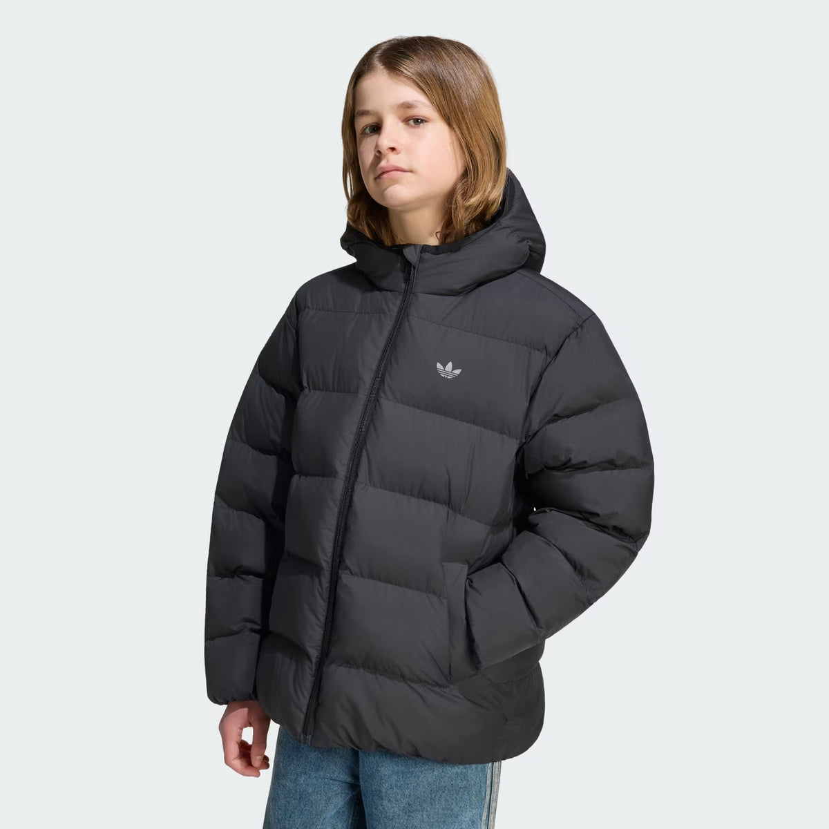 GIUBBOTTO RAGAZZO ADIDAS REGULAR PUFFER – NERO - foto 3