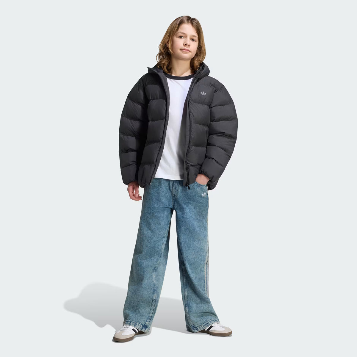 GIUBBOTTO RAGAZZO ADIDAS REGULAR PUFFER – NERO - foto 5