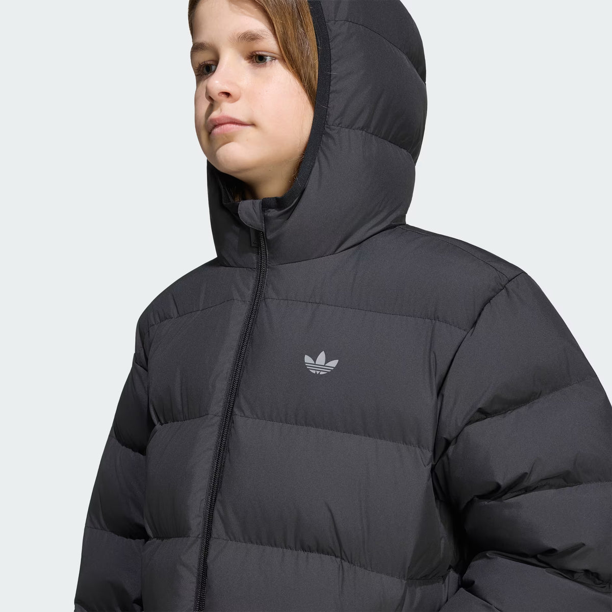 GIUBBOTTO RAGAZZO ADIDAS REGULAR PUFFER – NERO - foto 7