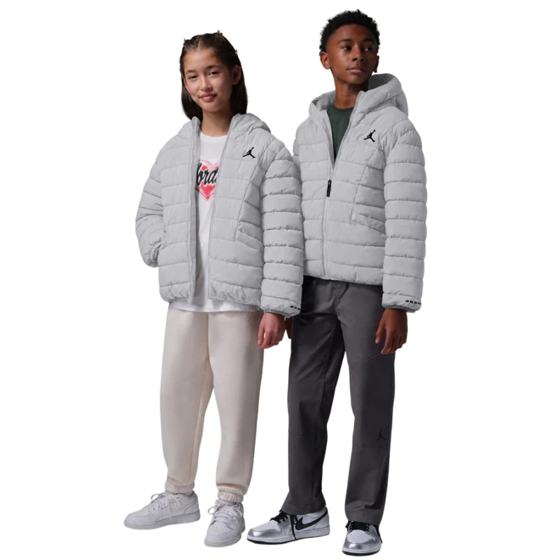 GIUBBOTTO RAGAZZO JORDAN ACTIVE MIDWEIGHT PUFFER – GRIGIO - foto 3