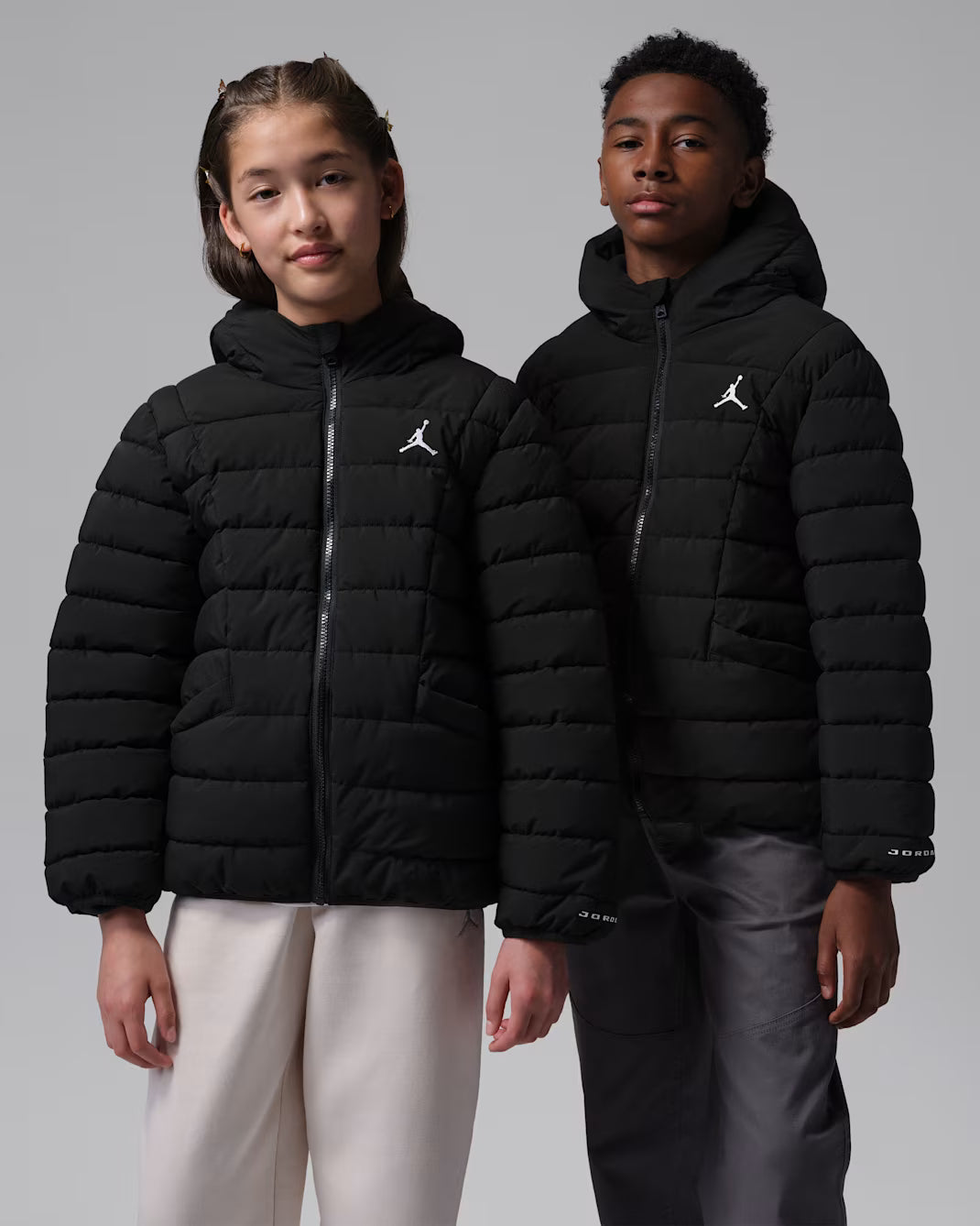 GIUBBOTTO RAGAZZO JORDAN ACTIVE MIDWEIGHT PUFFER – NERO