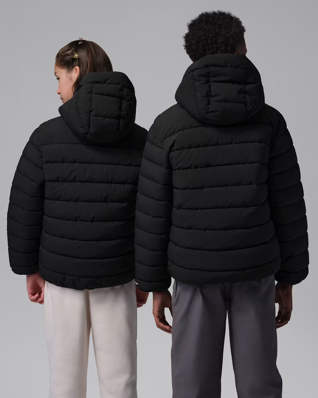 GIUBBOTTO RAGAZZO JORDAN ACTIVE MIDWEIGHT PUFFER – NERO - foto 2
