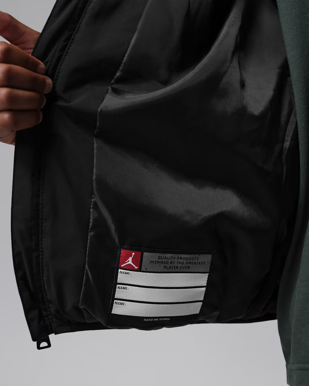GIUBBOTTO RAGAZZO JORDAN ACTIVE MIDWEIGHT PUFFER – NERO - foto 8