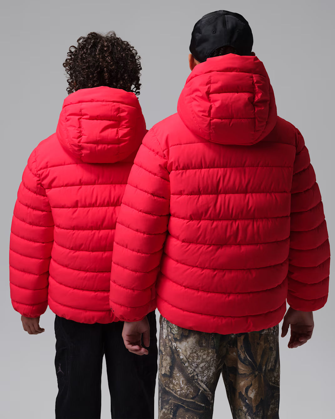 GIUBBOTTO RAGAZZO JORDAN ACTIVE MIDWEIGHT PUFFER – ROSSO - foto 2