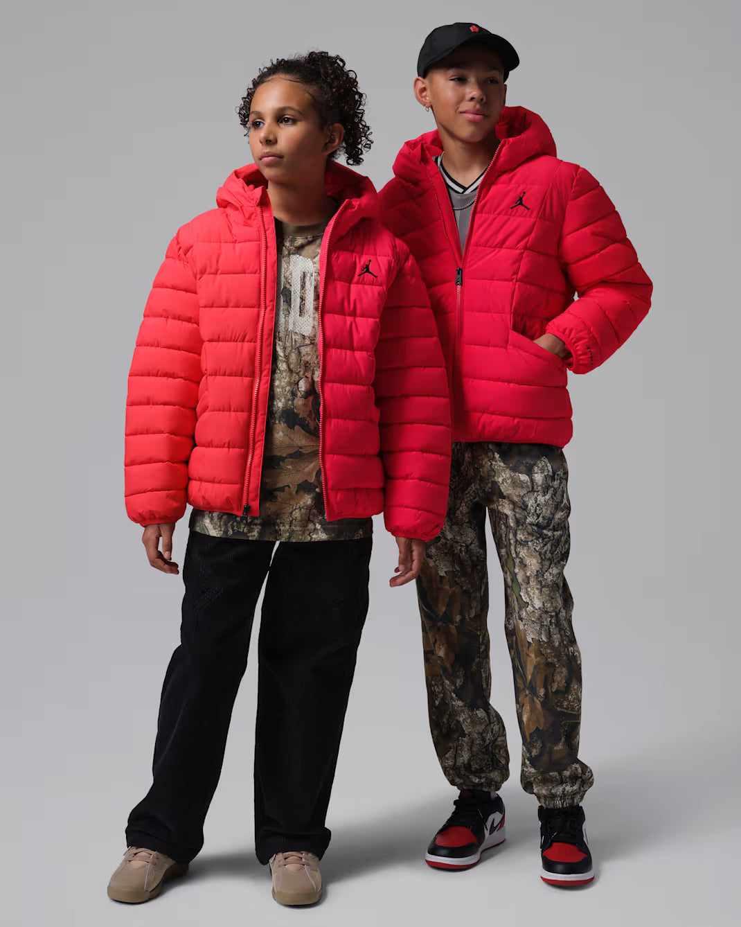 GIUBBOTTO RAGAZZO JORDAN ACTIVE MIDWEIGHT PUFFER – ROSSO - foto 3