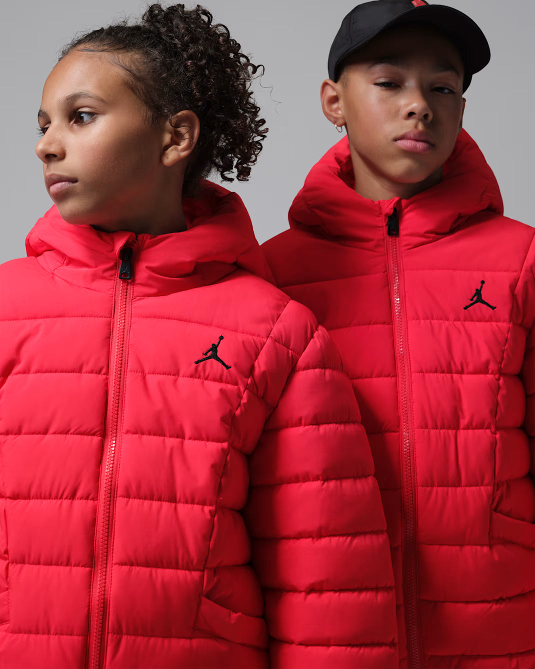 GIUBBOTTO RAGAZZO JORDAN ACTIVE MIDWEIGHT PUFFER – ROSSO - foto 4