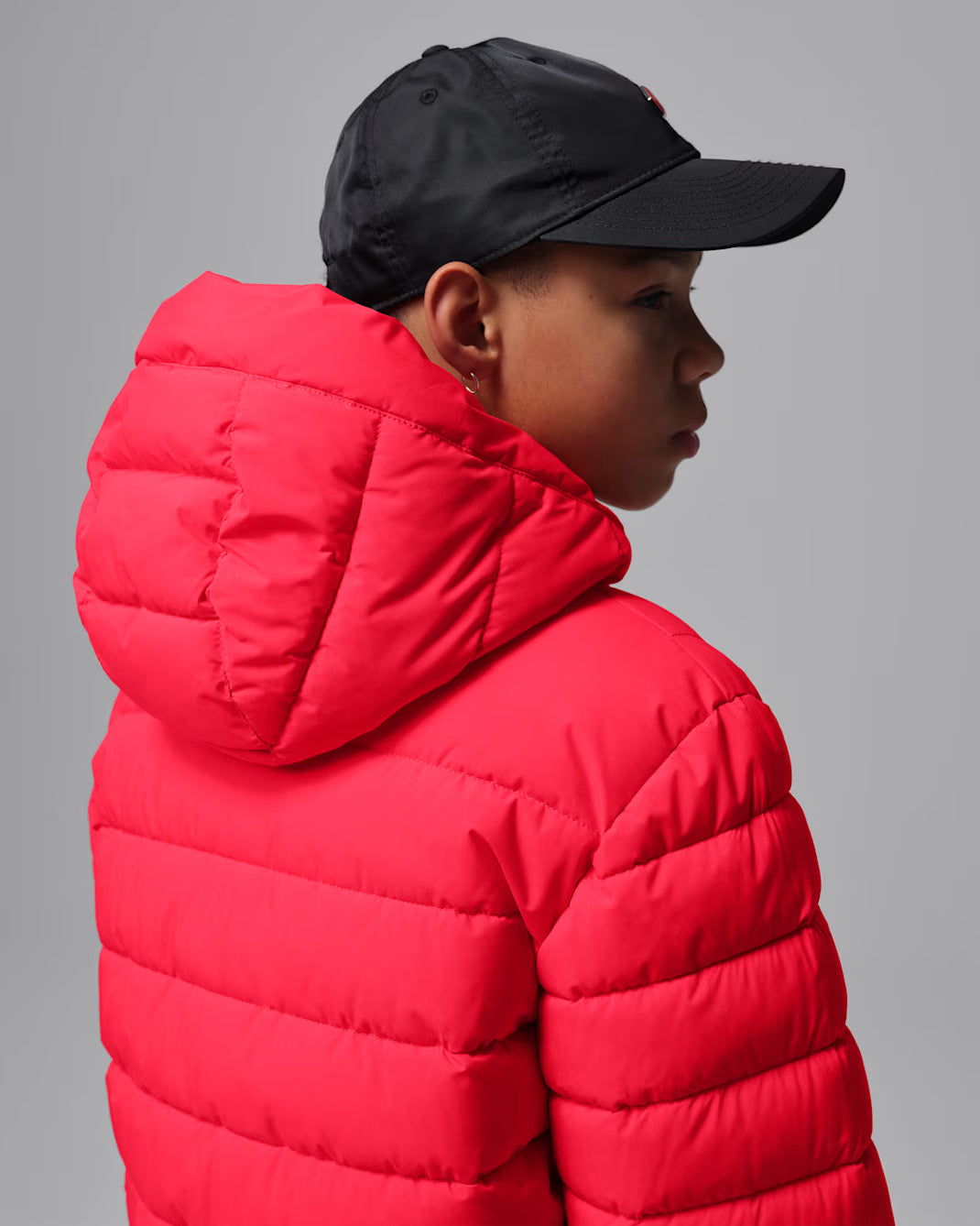 GIUBBOTTO RAGAZZO JORDAN ACTIVE MIDWEIGHT PUFFER – ROSSO - foto 5