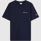 T-SHIRT UOMO CHAMPION ICONS LOGO RICAMATO – BLU