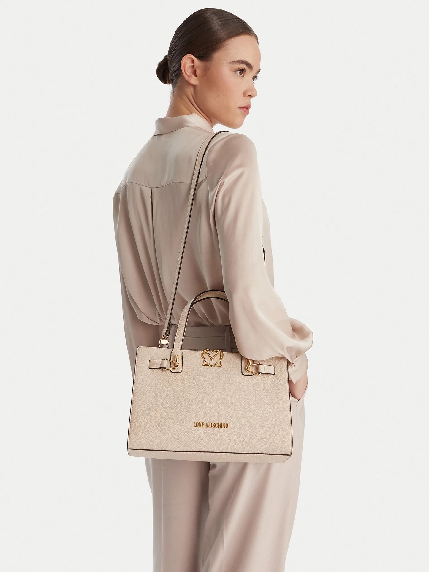 BORSA LOGO SYNTHETIC LEATHER