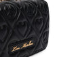 BORSA TRACOLLA DONNA LOVE MOSCHINO TRAPUNTATA – NERO
