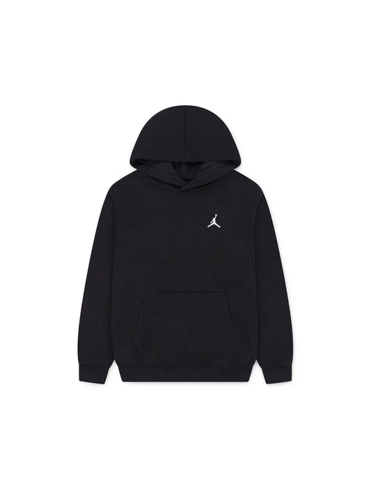 FELPA RAGAZZO JORDAN BROOKLYN CON CAPPUCCIO FLEECE- NERO