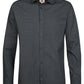 CAMICIA UOMO SLIM FIT IN COTONE ELASTICIZZATO PETROL INDUSTRIES – MICRO FANTASIA E ABBOTTONATURA NASCOSTA