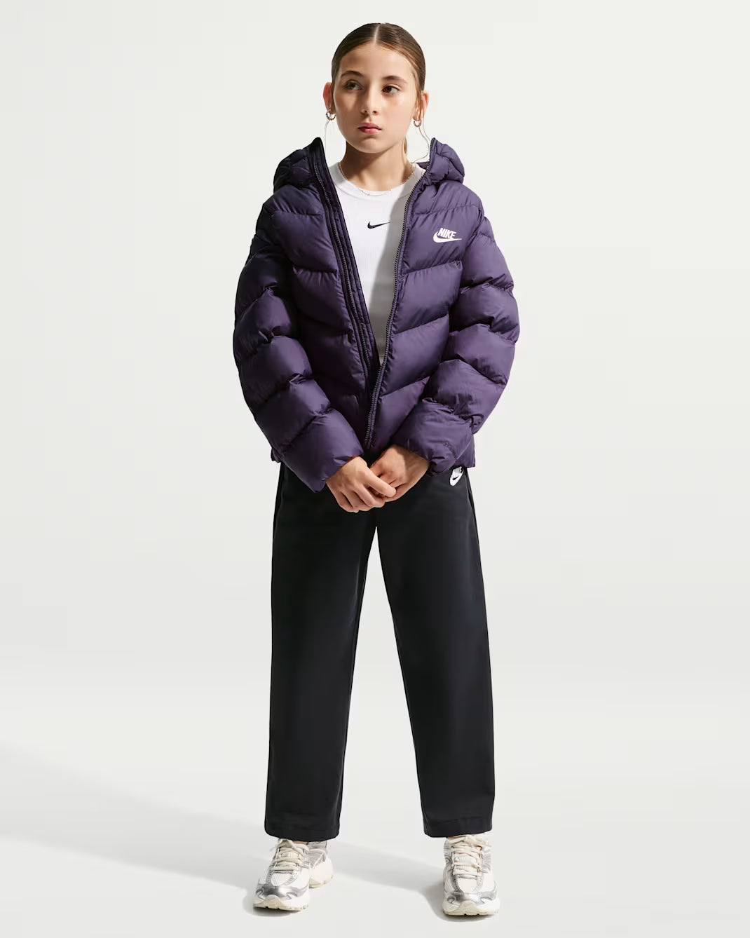 GIUBBOTTO RAGAZZO NIKE THERMA-FIT ALL DAY PLAY PUFFER – VIOLA