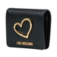 PORTAFOGLIO DONNA LOVE MOSCHINO IN ECOPELLE - NERO