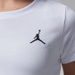 T-SHIRT RAGAZZA JORDAN JUMPMAN SPORT RIBBED – BIANCO