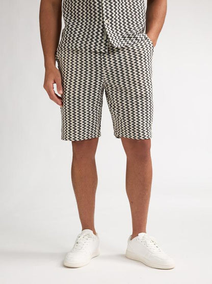 SHORT CHINO STRIPED