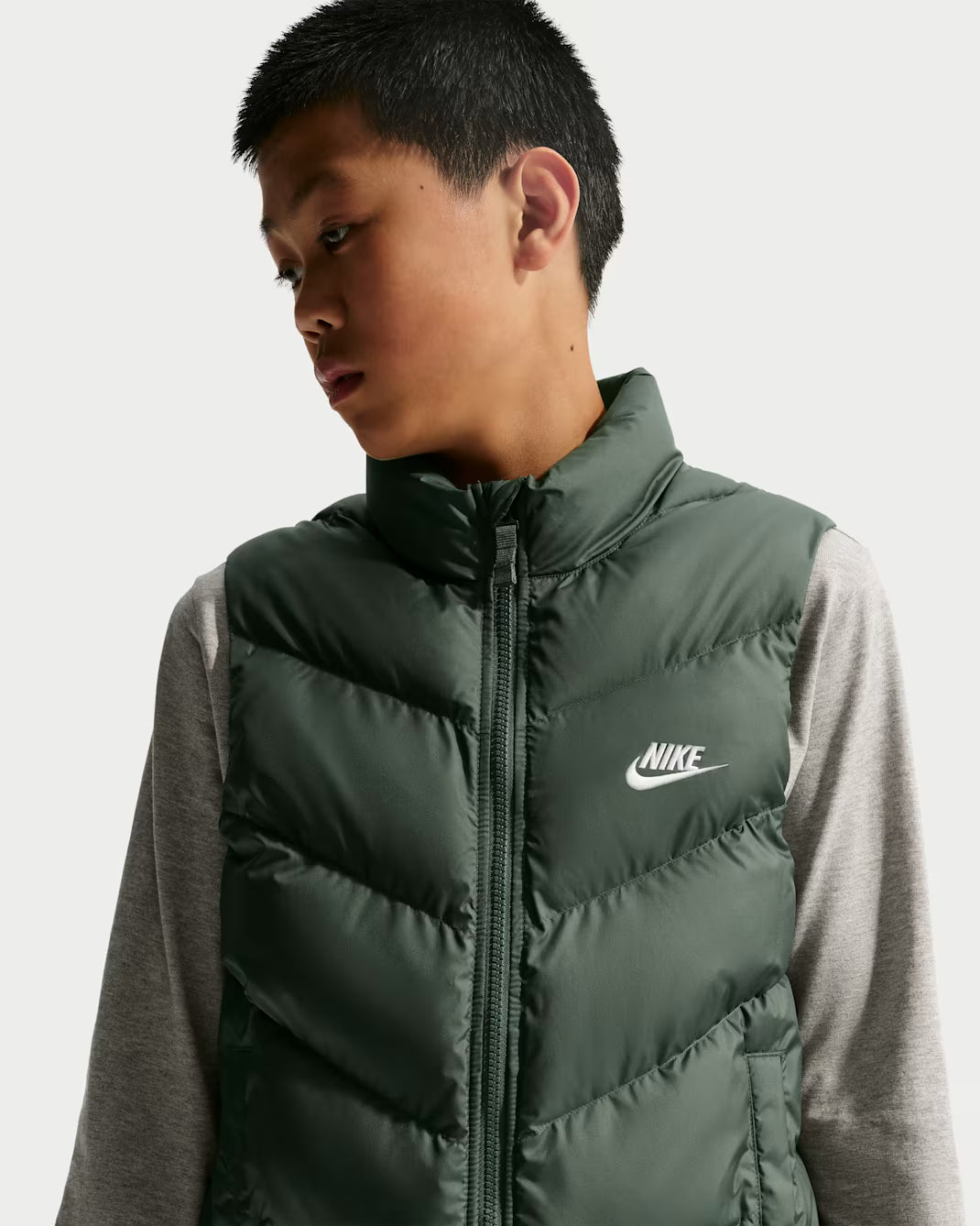SMANICATO RAGAZZO NIKE THERMA-FIT ALL DAY PLAY – VERDE