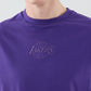 T-SHIRT OVERSIZE UOMO NEW ERA LOS ANGELES LAKERS NBA TONAL – VIOLA