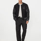 GIACCA MIX LEATHER BOMBER