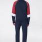 TUTA UOMO CHAMPION COLOR BLOCK FELPATA – BLU/BORDEAUX