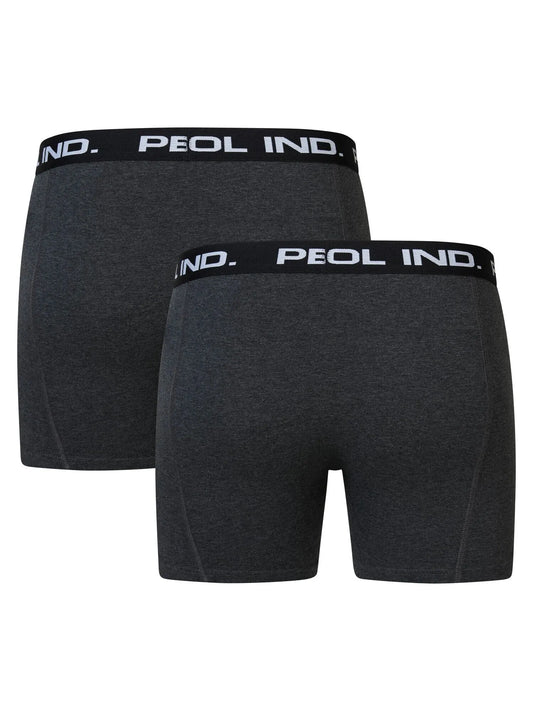 BOXER UOMO PETROL INDUSTRIES IN COTONE ELASTICIZZATO 2 PAIA – GRIGIO