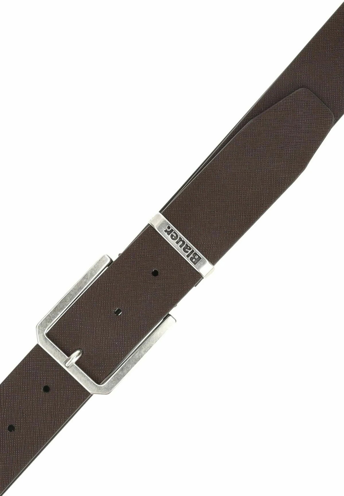 CINTO UOMO BLAUER SAFFIANO IN PELLE – NERO MARRONE