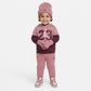 SET BAMBINA JORDAN ESSENTIALS CUFFIA E GUANTI – ROSA
