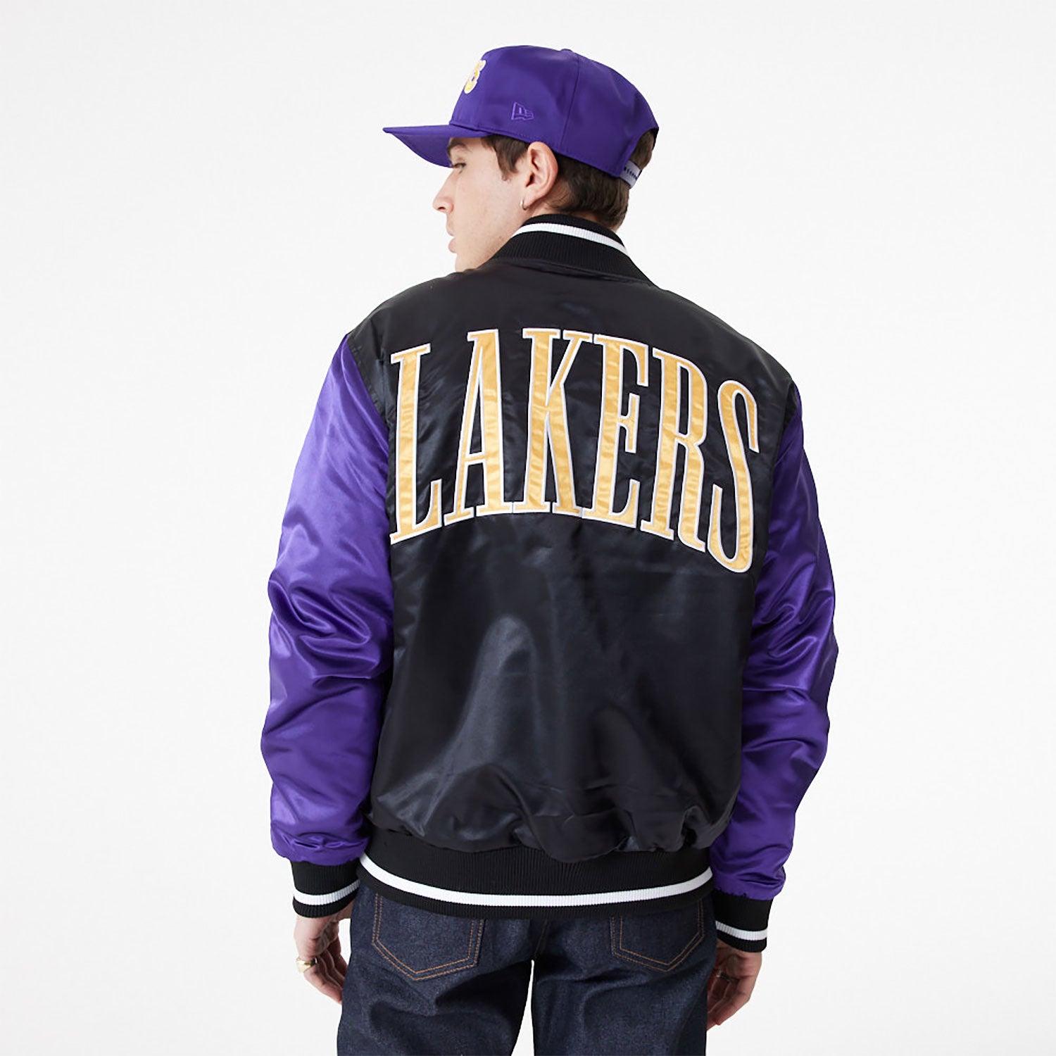 Jacket Giacca Lakers Viola Giacca Los Angeles Lakers Nike Retro