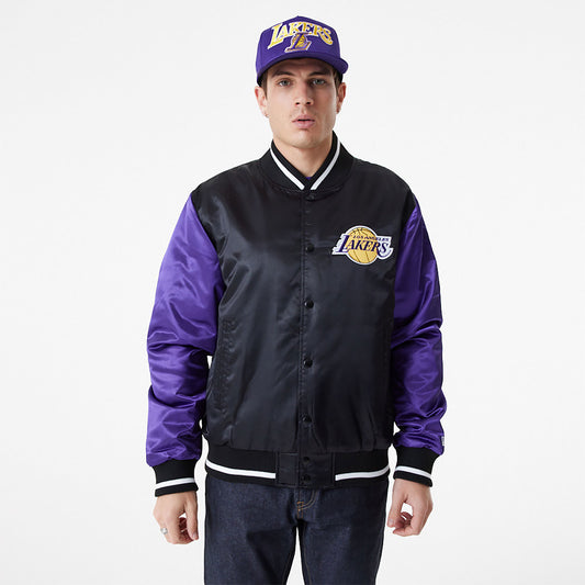 BOMBER LA LAKERS NBA SATIN