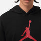 FELPA UOMO JORDAN BIG LOGO CAPPUCCIO – NERO