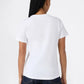 T-SHIRT DONNA CHAMPION SLIM FIT LOGO SCRIPT – BIANCO