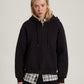FELPA DONNA VANS SALTON CON CAPPUCCIO E ZIP – NERO